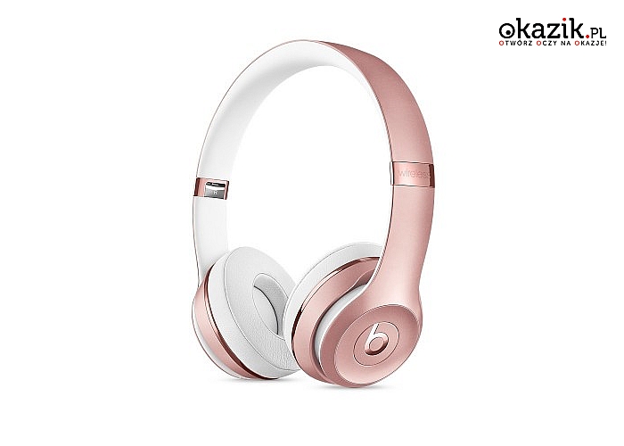 Apple: Beats Solo3 Wireless On- Headphones - Rose Gold