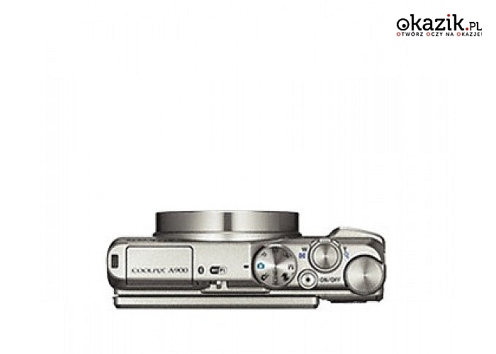 Aparat Nikon: COOLPIX A900 srebrny