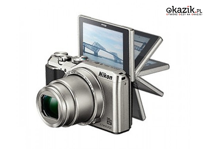 Aparat Nikon: COOLPIX A900 srebrny