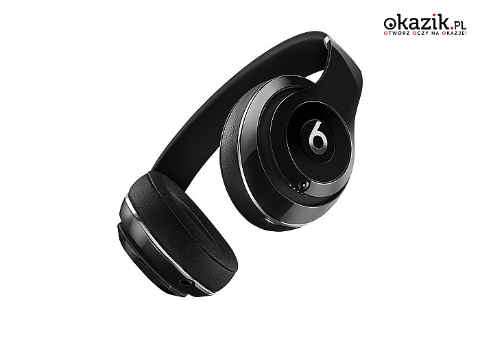 Apple: Słuchawki wokółuszne Beats Studio Wireless - czarne błyszczące