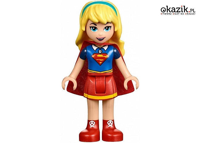 DC Super Hero Girls Szkoła Superbohaterek od LEGO. W zestawie 3 mini laleczki, roślinka Frankie i 2 Kryptomity