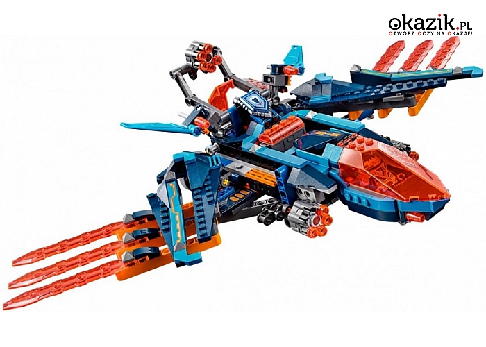 Lego: Nexo Knights Blasterowy myśliwiec Clay'a