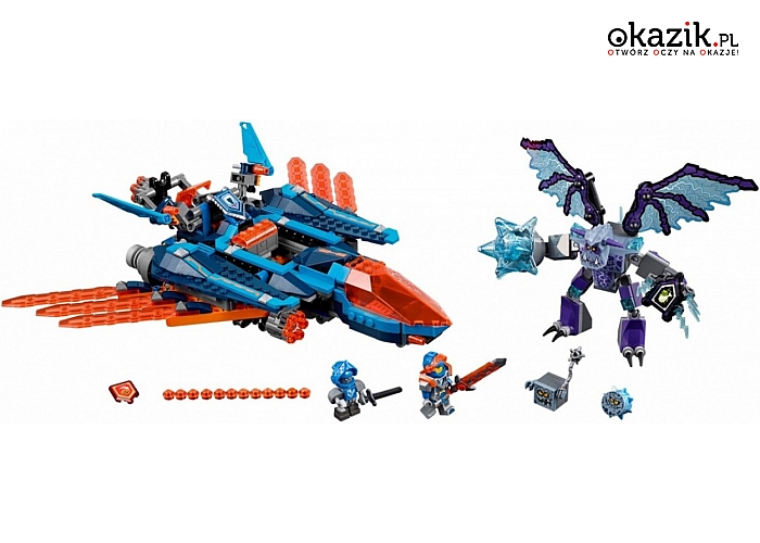 Lego: Nexo Knights Blasterowy myśliwiec Clay'a