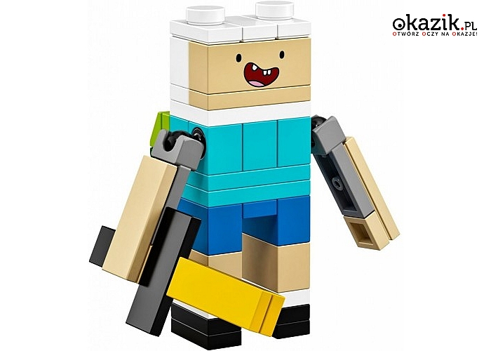 Lego i Adventure Time!  Zestaw zawiera 8 modeli LEGO® postaci z serialu Pora na przygodę™ do zbudowania