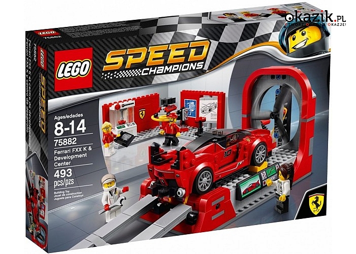 Lego: Speed Ferrari FXX K i centrum techniczne