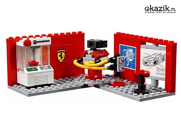 Lego: Speed Ferrari FXX K i centrum techniczne