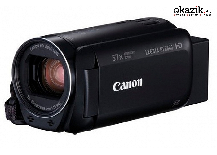 Kamera Canon: Video HF R806 BK 1960C012AA