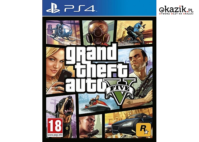 Cenega: Grand Theft Auto V PS4 PL/ENG
