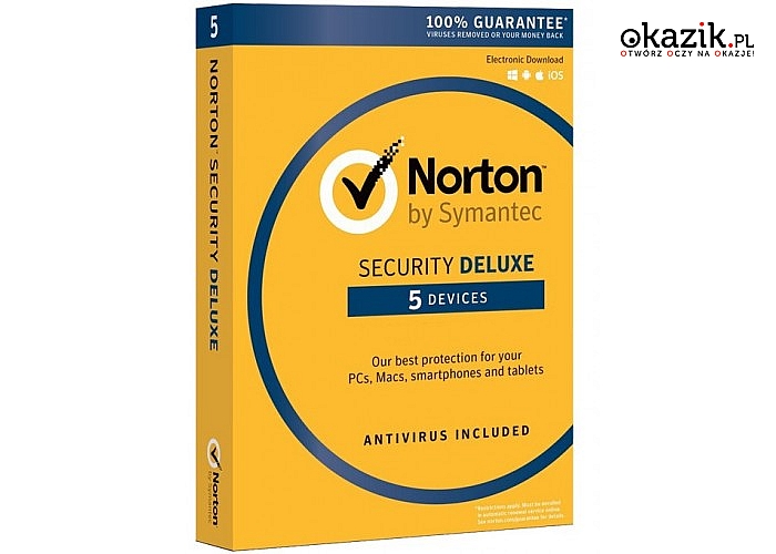 Symantec: *Norton Sec.3.0 DELUX PL CARD 1U 5Dvc 1Y 21357600
