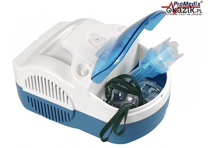 ProMedix: Inhalator PR-800 zestaw nebulizator, maski, filterki