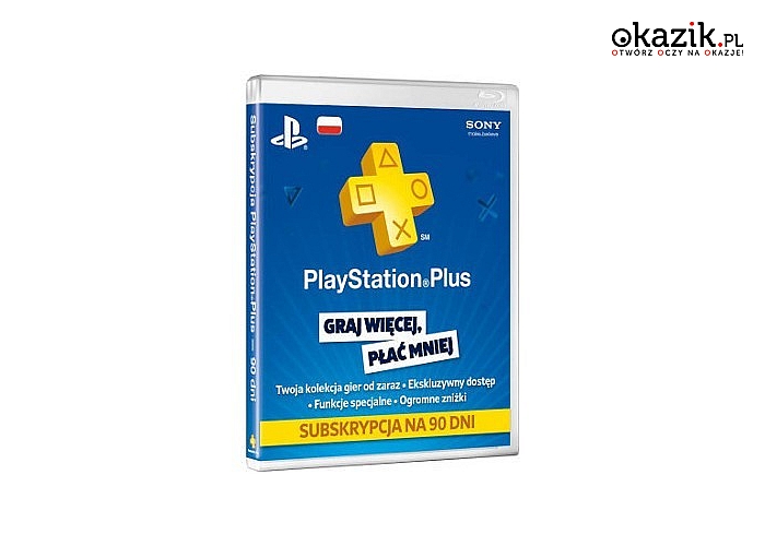 Sony: PlayStation Plus Card 90 Day 9235644