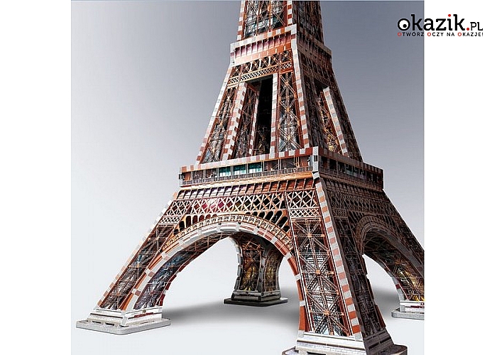 Puzzle Wieża Eiffla 3D składające się z 816 elementów