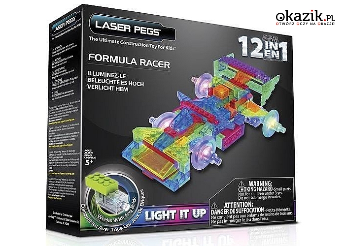 Laser Pegs: 12 in 1 Formula Racer