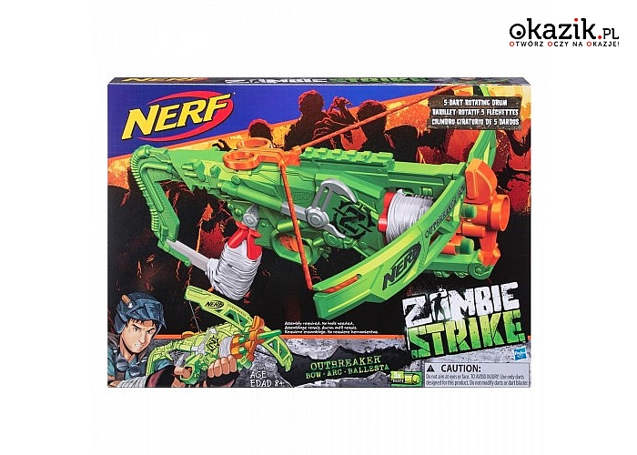 Hasbro: Nerf Zombiestrike Kusza Outbreaker