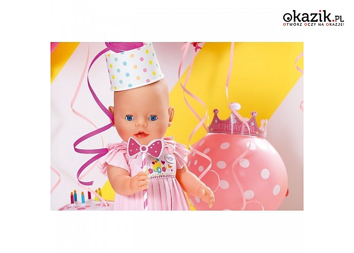 Zapf: BABY BORN Lalka interaktywna urodzinowa