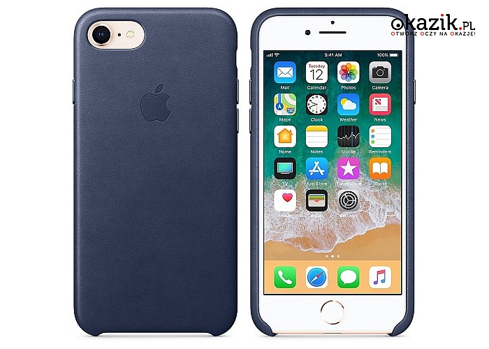 Apple: iPhone 8 / 7 Leather Case - Midnight Blue