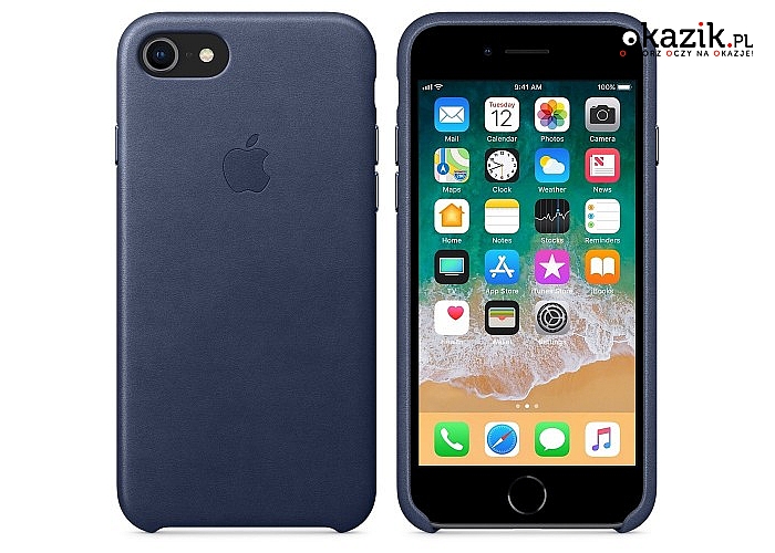 Apple: iPhone 8 / 7 Leather Case - Midnight Blue