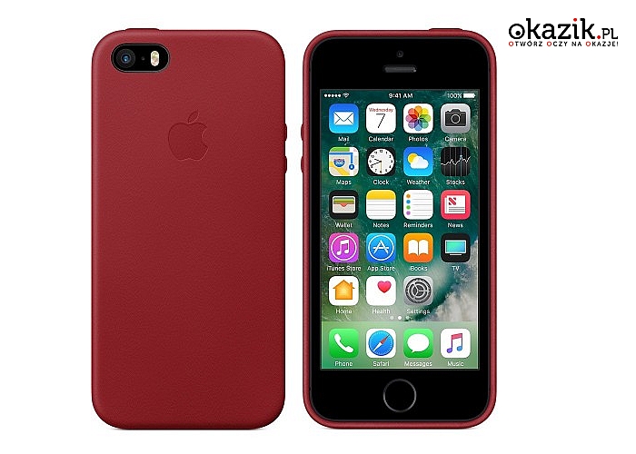 Apple: iPhone SE Leather Case - (PRODUCT)RED