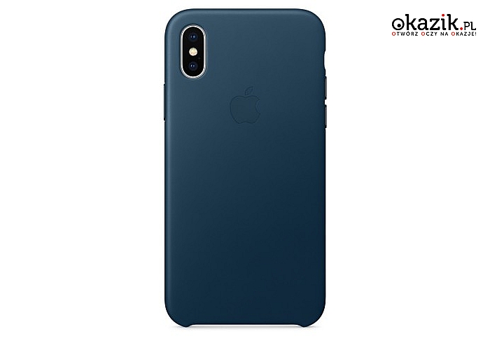 Apple: iPhone X Leather Case - Cosmos Blue
