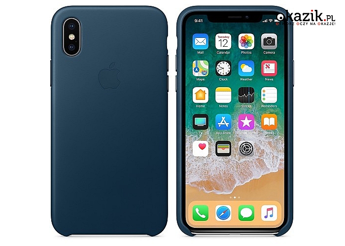 Apple: iPhone X Leather Case - Cosmos Blue