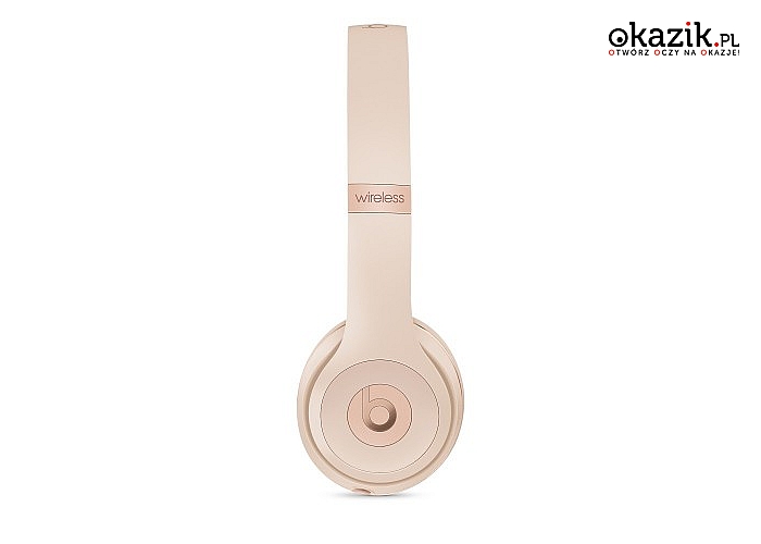 Apple: Beats Solo3 Wireless On-Ear Headphones - Matte Gold