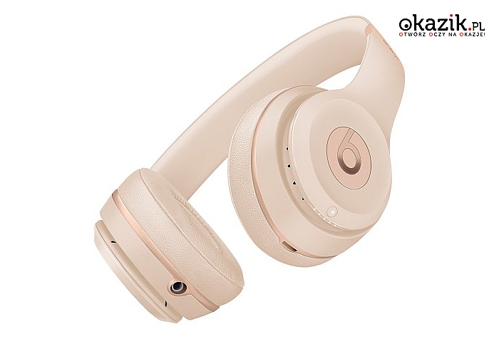 Apple: Beats Solo3 Wireless On-Ear Headphones - Matte Gold
