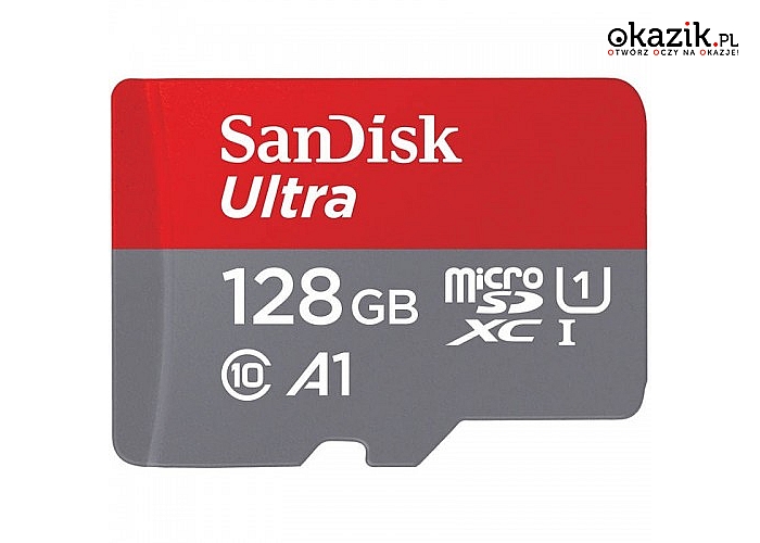 SanDisk: Ultra microSDXC 128GB 100MB/s A1 + Adapter SD
