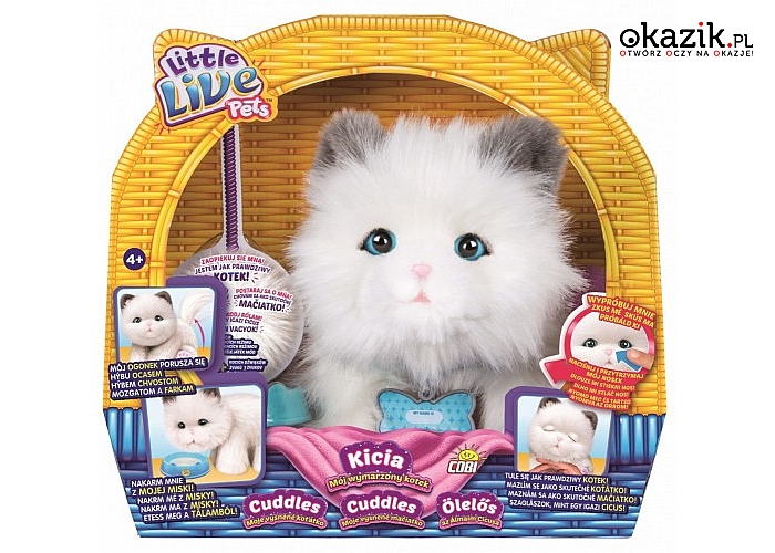 Moose: LITTLE LIVE PETS Kicia - Mój wymarzony kotek