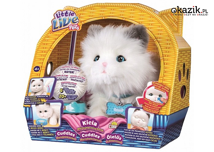 Moose: LITTLE LIVE PETS Kicia - Mój wymarzony kotek
