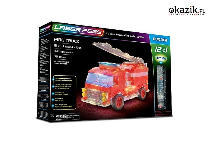 Laser Pegs: 12 in 1 Fire Truck