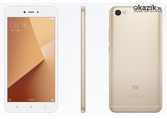 XIAOMI: Redmi Note 5A Gold 2/16GB