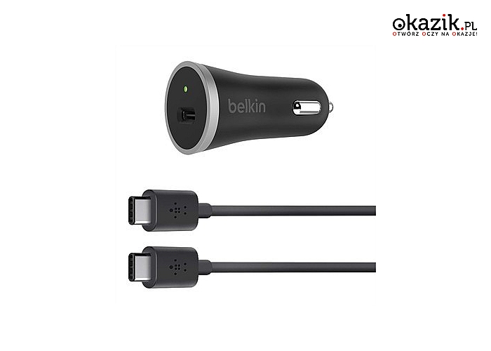 Belkin: USB-C Charger+ Cable! Czarna!