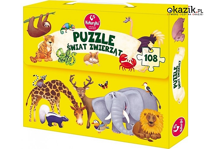 Promatek: Gra Puzzle - Świat Zwierząt
