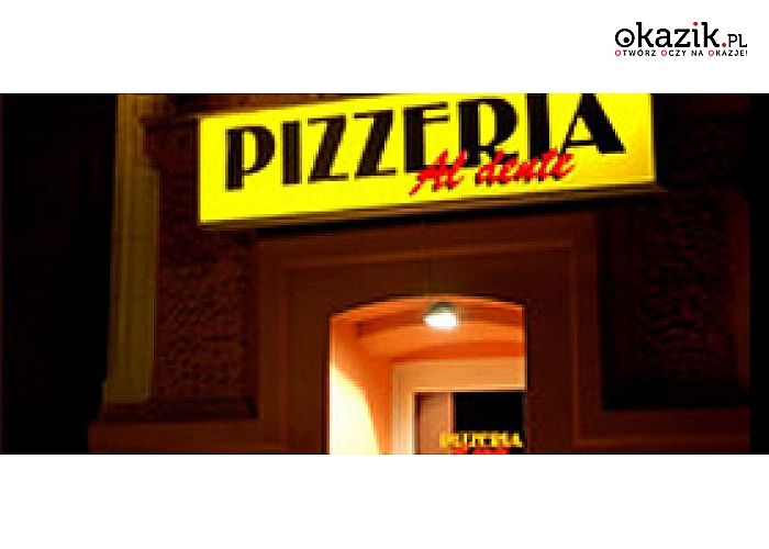 Od 10 zł za kupon zniżkowy DO WYKORZYSTANIA NA DOWOLNĄ PIZZĘ w Restauracji Al dente