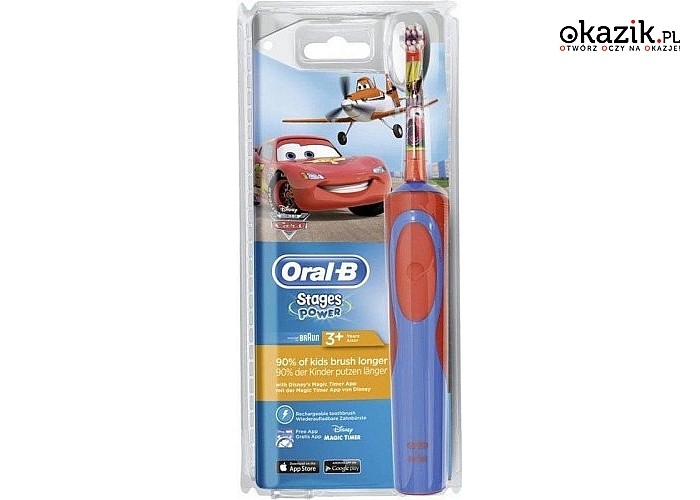 Braun: OralB szczoteczka akumulatorowa KIDS CARS