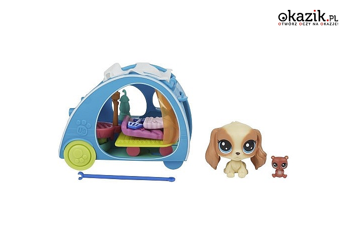 Hasbro: Littlest Pet Shop Mini Zestaw Kamper