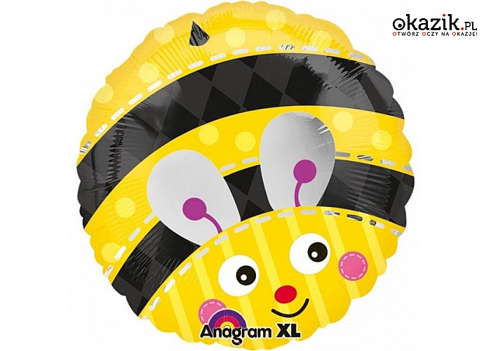 AMSCAN: Standard XL Pszczółka balon
