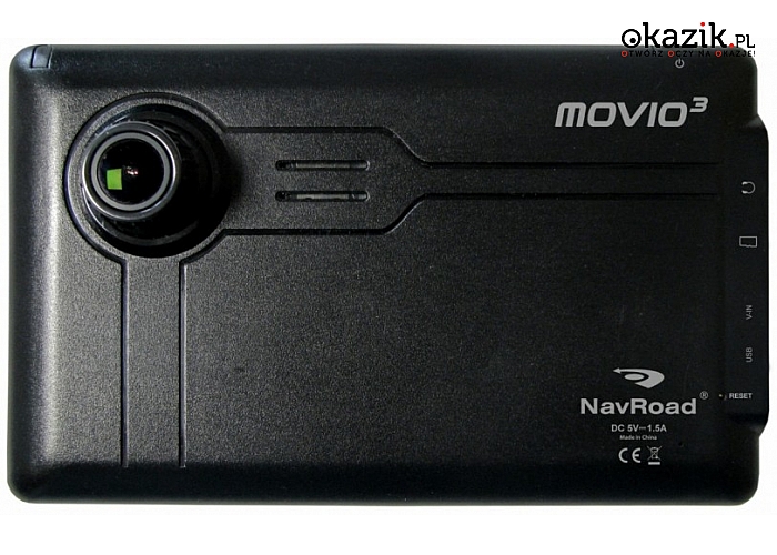 NavRoad: MOVIO 3 + mapFactor PL Free Navigator
