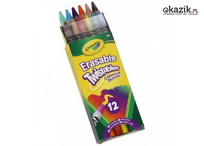 Crayola: Kredki ołówkowe Twistables 12 szt.