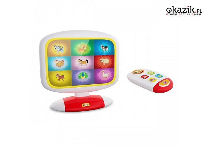Liscianigiochi: Baby smart TV  to śmieszna i wyjątkowo prosta zabawka edukacyjna