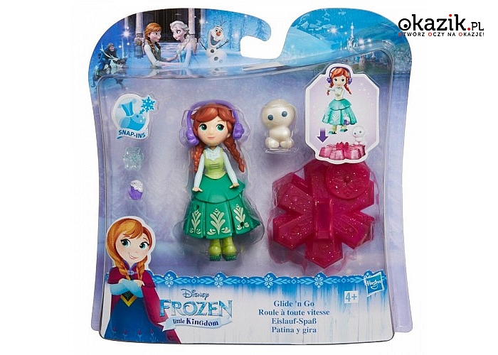 Hasbro: Frozen Mini laleczki na łyżwach, Anna