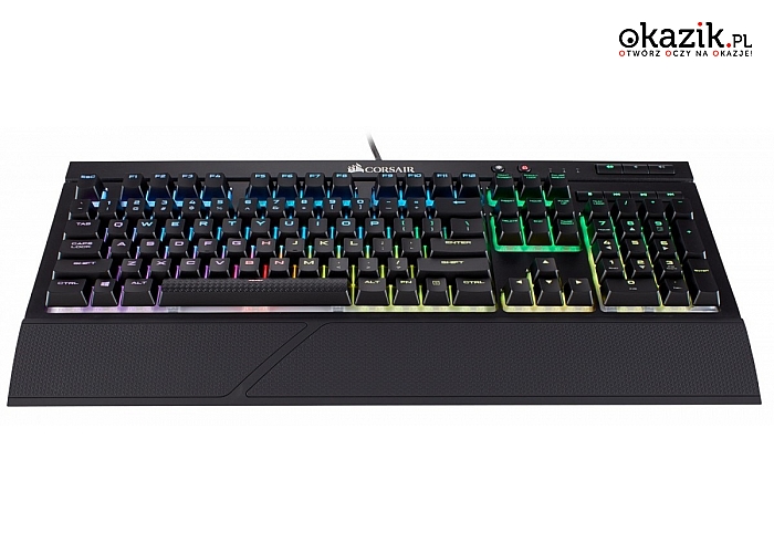 Corsair: Gaming K68 RGB CHERRY MX Red Mechanical Gaming Keyboard, Backlit RGB LED, Cherry MX Red, Dust and Spill Resistance