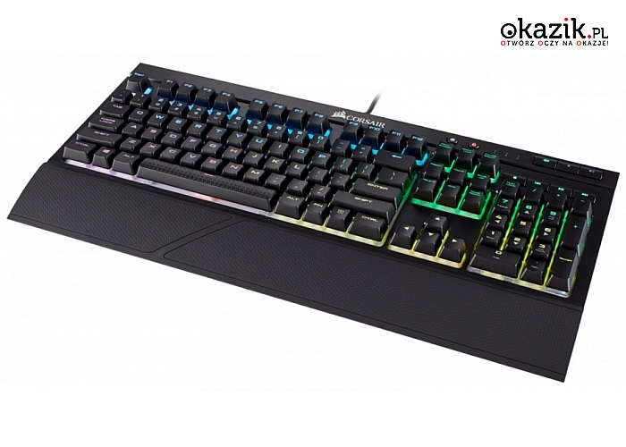 Corsair: Gaming K68 RGB CHERRY MX Red Mechanical Gaming Keyboard, Backlit RGB LED, Cherry MX Red, Dust and Spill Resistance