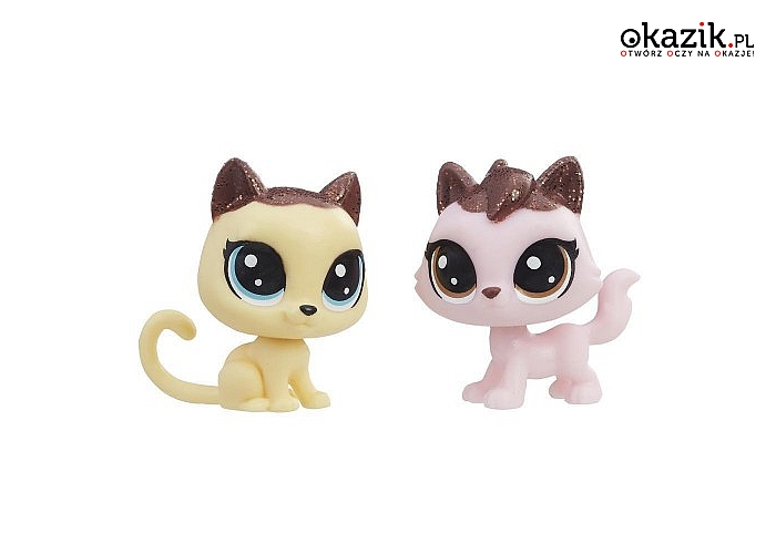 Hasbro: Littlest Pet Shop Lukrowe zwierzaki Cats dwupak