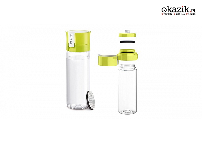 Butelka filtrująca wodę fill&go Vital marki BRITA: oczyszcza i poprawia smak wody