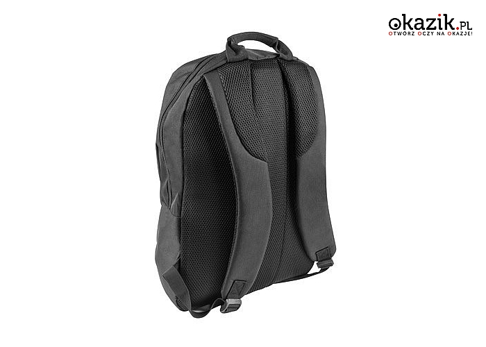 Plecak Notebook Genesis Pallad 100 15,6'' w kolorze czarnym. Lekki i poręczny do transportu laptopa