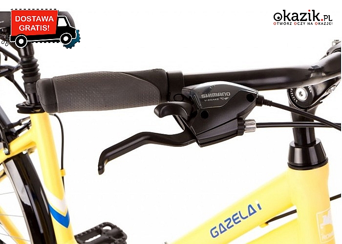 Romet Gazela - trekkingowy rower damski. Dwa rozmiary ramy do wyboru, przesyłka GRATIS