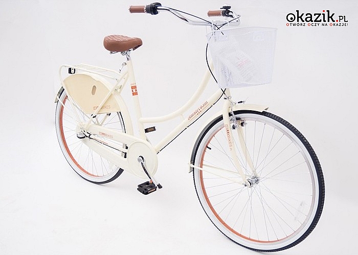 Rower dla każdej kobiety! Miejski rower model Amsterdam: wygodny i stylowy. Trzy kolory do wyboru, koła 28”