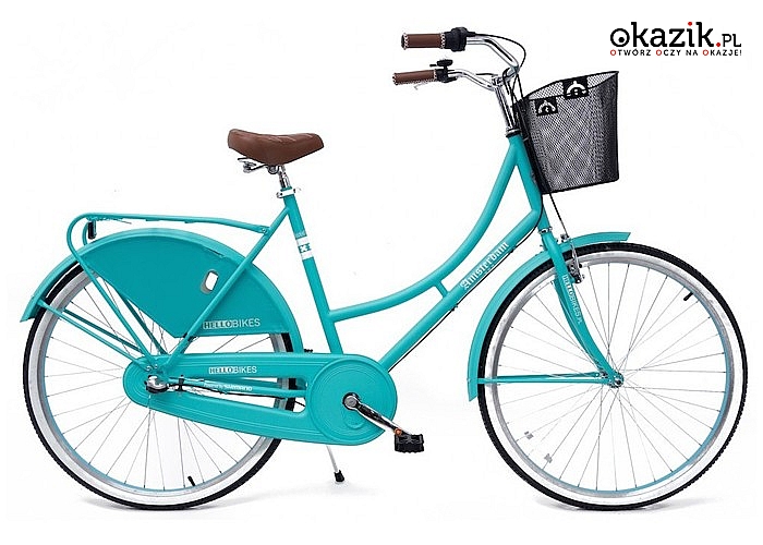 Rower dla każdej kobiety! Miejski rower model Amsterdam: wygodny i stylowy. Trzy kolory do wyboru, koła 28”