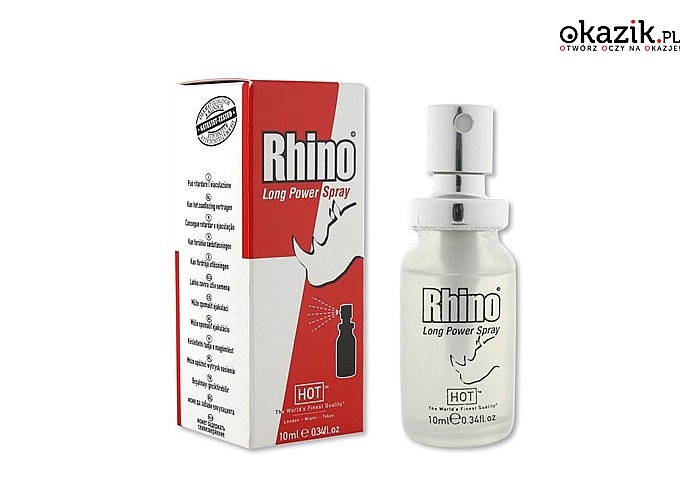 Afrodyzjak Rhino Long Power! Świetny i niezawodny preparat, który pozwoli na dużo lepszą kontrolę nad wytryskiem!